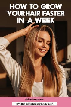 Frustrated with slow hair growth? 🍃🌸 Our tips will show you how to speed up hair growth in just one week, for healthy and beautiful results.  📌 Pin this for fast hair growth tips! #NaturalHairGrowthTips #HairGrowthFaster #HelpHairGrow #QuickHairGrowth #HealthyNaturalHairGrowth 🛁👩🏾‍🦱 How To Grow Your Hair Faster In A Week, Speed Up Hair Growth, Tips To Grow Your Hair, Speed Hair Growth, Bun Inspiration, Very Dry Hair, For Fast Hair Growth, Hair Regrowth Remedies, Quick Hair Growth