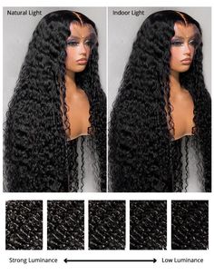 Our Full Lace Wigs Deep Wave Human Hair Wigs give you the look and feel of real hair with the breathable nature of a 360 full lace frontal. Enjoy a natural deep wave pattern without sacrificing comfort. Product Details Brand: Ishow Hair Hair Material: 100% human hair from one donor Hair Color: Natural Black Texture: Deep Wave Length: 10-28 Inch Available(Hot Selling:24 Inch) Hairline: pre-plucked Can Be Dyed: yes, please dye into professional way. Straps: adjustable Circumference: 22.5 inches, s Black Deep Wave Wig, One Braid Deep Wave Wig, 26 Inch Deep Wave Wig Closure, No Part Loose Deep Wave Wig, 180 Density Deep Wave Wig, Full Lace Frontal, How To Wear A Wig, Deep Wave Hairstyles, Colored Wigs