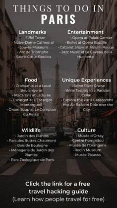 the top things to do in paris