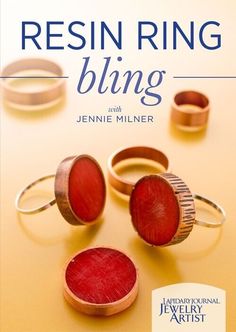 the cover of resin ring and jewelry book