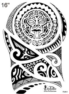 an artistic tattoo design that is done in black and white