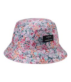 With classic bucket hat styling and cool, lightweight cotton fabric, this will be your go-to companion all summer long. Slightly Fitted. Shell: 100% cotton twill. Sweatband: 60% polyester, 40% CoolMax® polyester mesh. Handwash, dry flat. Classic bucket hat styling. Lightweight cotton keeps your cool while wearing. Brim isn't so big it will block vision, but the perfect width to keep the sun out of eyes. Imported. | Adults' L.L.Bean X Summersalt Cotton Bucket Hat Hat Styling, Flattering Swimwear, Bucket Hat Style, Cotton Bucket Hat, Swimwear Brands, Summer Adventures, Ll Bean, L L Bean, Sun Hats