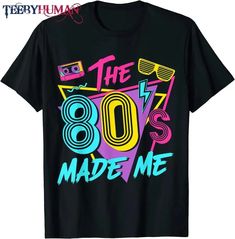 I Love The 80s, Rose Crafts, 80s Shirts, University Tshirt, San Pedro, The 80s, Crafts To Sell, Eye Makeup, University