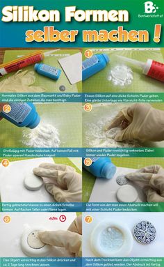 the instructions for how to make an easy sewing project with plastic gloves and glues