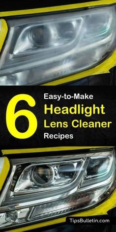 the headlight lens cleaner recipe for cars