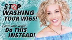 STOP WASHING your WIGS! | SAVE your WIGS! | DO THIS INSTEAD! | How to REMOVE ODORS/OILS/DUST/MAKEUP! Wig Maintenance, Girl Time, Makeup Youtube, Wig Styling, What To Use, Coconut Butter, Face Yoga