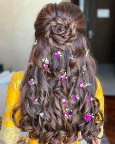 Open Hair, Engagement Hairstyles, Indian Wedding Hairstyles, Open Hairstyles