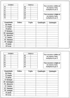 two sheets of paper with numbers in spanish and english on the same sheet, one is blank