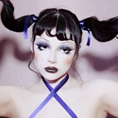 Drag Make-up, Editorial Makeup, 인물 사진, Pretty Makeup, Creative Makeup, Artistry Makeup, Cute Makeup, Aesthetic Makeup, Face Art