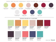 the color scheme for an assortment of colors