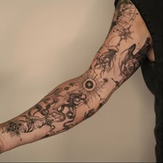 a person with a tattoo on their arm