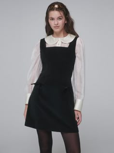 Composition : Cotton 92% and polyurethane 8%Country of Origin : Republic of Korea Preppy 80s Fashion, 1920s Fashion Women Casual, A Line Dress Short, 60s Fashion Women, Ellie Core, Goth Academia, 60s Mod Dress, 1960s Mod Dress, Darkest Academia