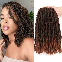 PRICES MAY VARY. 1.Hair Material: Butterfly Faux Locs Crochet Hair Is Made By High Quality Japanese Fiber Synthetic Hair.So Very Soft,Lightweight and Skin Friendly. 2.Specification: 7 Packs/deal ,12 Strands/pack, 84 Strands In Total, 50g/pack, Usually 7-9 Packs Can Be Full For 1 Head 3.Hair Advantage: Butterfly Faux Locs Crochet Hair are Handmade by Passion Twist Hair.The Locs was Pre-looped. Easily Install by Individual. The Hair is Cute, Lightweight; Natural Bouncy and Stylish Looking; No Wrapping; No Smell; Not Unraveling at the Ends. 4.Package Included: 7 Packs Butterfly Faux Locs Crochet Hair + a Crochet Needle+ Colorful Beads for Hairstyle Decoration. 5. Occasions:Distressed Butterfly Faux Locs Crochet Hair is Fashionable and Protective Hairstyles. It Can Bring You More Confidence in Short Crochet Locs, Fake Locs, Distressed Soft Locs, Hairstyle Decoration, Crochet Butterfly Locs, Butterfly Locs Hairstyle, Short Faux Locs, Soft Locs Crochet, Butterfly Locs Crochet