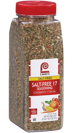 salt free seasoning mix in a jar