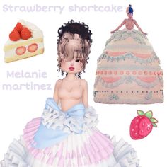 Melanie Martinez Show And Tell Outfit, K-12 Dress To Impress, Melanie Martinez Bakery Outfit, Dti Melanie Martinez Outfit Ideas, Melanie Martinez Fits, Melanie Martinez Dti Outfit, Dress To Impress Melanie Martinez, Strawberry Shortcake Dress To Impress, Dress To Impress Food Inspired