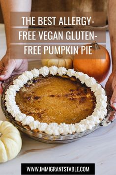 This homemade vegan gluten-free pumpkin pie is free of dairy, eggs, soy, and oil, making it a delicious option for Thanksgiving or any fall dessert. With a smooth pumpkin filling, it’s perfect for those looking for a budget-friendly holiday pie recipe. Top it with coconut whipped cream to impress your guests. Follow these steps for the best pumpkin pie recipe that everyone can enjoy, and make it a staple in your seasonal food lineup! Vegan Pumpkin Pie Filling, Gluten Free Pumpkin Pie Recipe, Vegan Pumpkin Pie Recipe, Pumpkin Pie Ingredients, Pumpkin Pie From Scratch, Dessert Holiday, Pumpkin Filling, Gluten Free Pumpkin Pie, Pumpkin Pie Recipe Easy