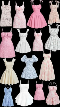 Summer Dress Outfits Classy, Fashion Courses, Outfits Classy, Summer Dress Outfits, Cute Summer Dresses, Blue Outfit, Little Dresses, Floral Mini Dress