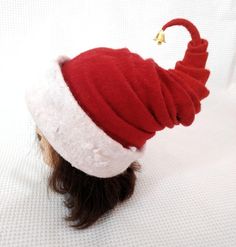 Adjustable Christmas Hat As Gift, Whimsical Red Winter Hat, Red Winter Hat As A Gift, Red Winter Hats For Gifts, Whimsical Winter Costume Cap, Red Mini Hat For Winter Gift, Winter Party Costume Hat, One Size Fits Most, Adjustable Christmas Costume Hats And Headpieces, Winter Costume Hats And Headpieces In Felt