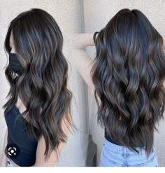 Hair Color Inspo 2023, Low Lights For Black Hair, Dark Brown Lowlights, Dark Brown Hair With Low Lights, Dark Hair With Lowlights, Lowlights Hair, Dark Brown Hair With Highlights, Brown Hair With Lowlights, Brown Hair With Highlights And Lowlights