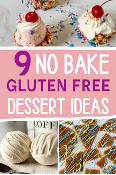 9 no bake gluten free dessert ideas