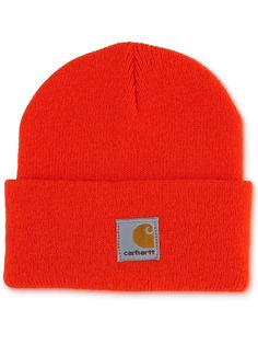 This kids' hat adds warmth to cold days at the park or cool nights around the campfire. It's made of soft, stretchy knit with the same classic design as our grown-up version. 100% acrylic rib-knit Wide fold-up cuff Carhartt patch sewn on cuff Imported Carhartt Kids, Kids Carhartt, Carhartt Hat, Cold Weather Hats, Carhartt Logo, Boy M, Around The Campfire, Mens Cuts, Dark Orange