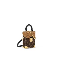 Camera Box Other Monogram Canvas - Handbags | LOUIS VUITTON Louis Vuitton Briefcase, Louis Vuitton Monogram Bag, Louis Vuitton Official, Box Bag, Color Dorado, Louis Vuitton Handbags, Rivets, Monogram Canvas