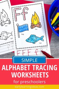 the printable alphabet worksheets for preschoolers to practice their handwriting and writing skills