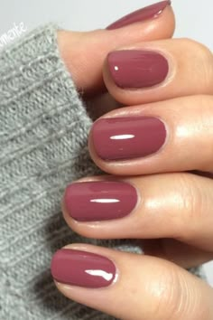 15 Nails, Manicure Steps, خواتم خطوبة, 2019 Nails, Mauve Nails, Makijaż Smokey Eye, Nails Fall, Fall Nail Colors