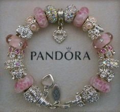 Pandora Bracelet Charms Ideas, Girly Bracelets, Pandora Bracelet Designs, Dope Jewelry Accessories, Pandora Jewelry Charms, Wrist Jewelry, Jewelry Accessories Ideas, Pandora Bracelet Charms, Girly Accessories