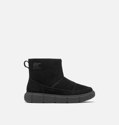 SOREL EXPLORER™ III Slip-On Women's Waterproof Boot | SOREL Sorel Explorer, Womens Waterproof Boots, Boot Liners, Slip On Boots, Joe Browns, Sorel Womens, Iconic Style, Black Boots Women, Comfortable Flats