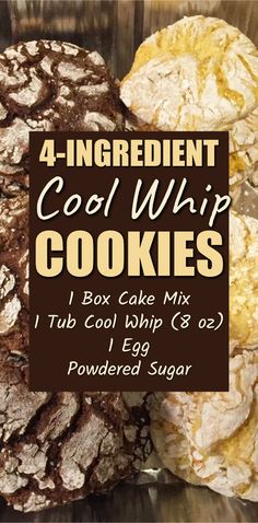 Cookies Using Cake Mix Boxes, Cake Mix Cookies 3 Ingredient, Cake Batter Cookies Recipe, Cookies From Cake Mix Recipes, Yellow Cake Mix Cookies, Whip Cookies, Fall Sweets, Crackle Cookies, Chocolate Fudge Cookies