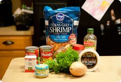 the ingredients are on the counter ready to be put into the soup or salad dish