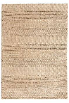 an area rug made out of jute