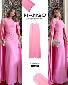 Click on post to shop this dress #dress #dresstoimpress #weddingguestdress #pinkdress Pink Dresses Long, Wedding Guest Dress Pink, Pink Wedding Guest Dresses, Mink Dress, Pink Long Dress, Mango Dress, Maxi Outfits