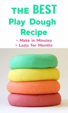 the best play dough recipe make in minutes