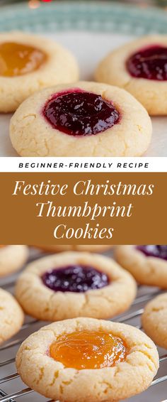 Image for Festive Christmas Thumbprint Cookies Thumbprint Cookies Sugar Spun Run, Thumb Print Cookies With Jelly, Jelly Thumbprint Cookies Recipe, Christmas Thumbprint Cookies Recipes, Christmas Tree Shortbread Cookies, Grinch Thumbprint Raspberry Cookies, Thumb Cookies Recipes, Thumb Cookies, Thumbprint Christmas Cookies