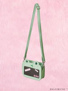 BagForLove - Adorable Frog Cartoon Mini Bag with Unique Design Product Description Color Green Bag Size Mini Strap Type Adjustable Pattern Type Cartoon Composition 100% Polyurethane Material PU Leather Size Chart INCH CM Strap Length Bag Length Bag Width Bag Height 47.2 inch 6.3 inch 2 inch 5.1 inch Strap Length Bag Length Bag Width Bag Height 120 cm 16 cm 5 cm 13 cm Details Pictures Similar Products h2 { text-align: center; } /* 换行 */ li{ white-space: normal; word-break: break-all; word-wrap: b Kawaii Rectangular Bag With Adjustable Strap, Green Crossbody Satchel, Cute Portable Pouch Satchel, Cute Rectangular Satchel, Cute Portable Rectangular Satchel, Green Portable Shoulder Bag Satchel, Green Portable Shoulder Satchel, Kawaii Pouch Bag With Adjustable Strap, Cute Animal Design Shoulder Bag For Daily Use