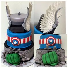 the captain america cake is on twitter