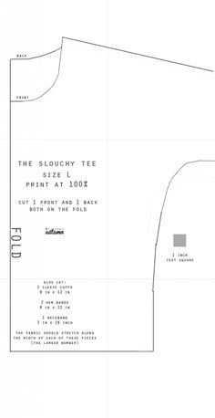 the front and back side of a sewing pattern for a shirt with an attached collar