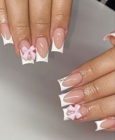 nail art designs nail art ideas nail art design nail art summer nail art inspiration nail art for short nails nail art easy nail art tips nail art inspo nail art decoration nail art tutorial Olivia Rodrigo Cute, White Nail Ideas, Bow Nail Designs, Bow Nails, Cute Simple Nails, Nagel Tips, Colored Acrylic Nails