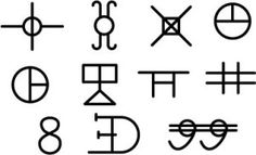 an image of symbols that can be used to describe something in the form of letters