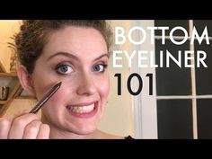 Bottom Lid Eyeliner Looks, How To Smudge Eyeliner, Beginner Eyeliner, How To Wear Eyeliner, How To Put Eyeliner, Lid Eyeliner, Eyeliner Under Eye, How To Use Eyeliner, Under Eye Liner