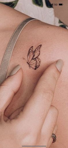 Small Butterfly Tattoo, Butterfly Tattoos For Women, Butterfly Tattoo Designs, Butterfly Tattoos, Girly Tattoos