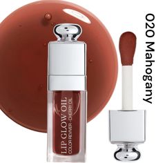 Brand New-Without Box Color-Awakening, Nourishing Glossy Lip Oil Mahogany Dior Lip Oil, Dior Addict Lip Glow Oil, Makeup Dior, Lip Glow Oil, Dior Addict Lip Glow, Glow Oil, Dior Addict Lip, Mahogany Color, Dior Makeup