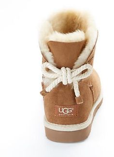 UGG Australia Selene Tie Back Booties Uggs For Cheap, Ugg Boots Outlets, Mode Shoes, Ugg Classic Short, Combat Boot, Cute Boots, Ugg Classic, Ugg Australia, Ugg Boots