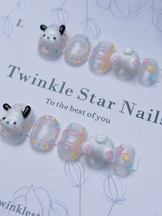 Short Cute 3D Dog Butt Press on Nails Kawaii Nails Gel - Etsy Sanrio Press On Nails, Just Nails, Gel Nails Cute, Cute Press On Nails, Kawaii Nail Art, Nails Gel Nails, 3d Dog, Nails Cute, Almond Acrylic Nails