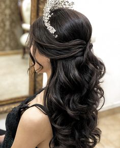 Sweet 16 Hairstyles, Quinceanera Makeup, Quinceanera Pink, Pink Quince, Quinceanera Hairstyles, Pretty Quinceanera Dresses, Quince Hairstyles, Quince Dresses, Bride Hairstyles