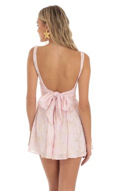 Indiana Floral Shimmer Mini Dress in Pink | LUCY IN THE SKY Dance Fits, Spring Formal Dresses, Spring Mini Dresses, Cute Formal Dresses, School Dance Dresses, Pink Dress Short, Cute Homecoming Dresses, Snow Ball, Pink Homecoming Dress