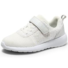 Harvest Land Girl Fashion Running Athletic Sneakers Slip on Sport Shoes white Size 11 .Our girls glitter sneakers have an adjustable hook and loop for easy take on/off. The quality lightweight upper, insole and outsole made the shoes more breathable and comfortable. Can protect your girls knee well. Perfect shoes for active girls. Click Here for Harvest Land Big Kids Sneaker size 13-5 at Walmart Q&A 1.My daughter wears a 11 little kid. shes 7yrs old. what size is she? True to size.Get her size 1 Athletic Tennis Shoes, Girls Tennis Shoes, Land Girls, Tennis Shoes Outfit, Shoes For Boys, Toddler Girl Shoes, Glitter Sneakers, Ankle Heels, Girls Shoes Kids