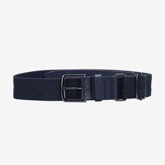 Lightweight yet durable, this baseball belt delivers custom comfort for the diamond. It's made with heavy-duty material to hold up game after game, with a stretchy elastic strap so you can get the fit just right. Kids Baseball, Nike Kids, Hold Ups, Up Game, Midnight Navy, Baseball, Elastic, Nike, Navy